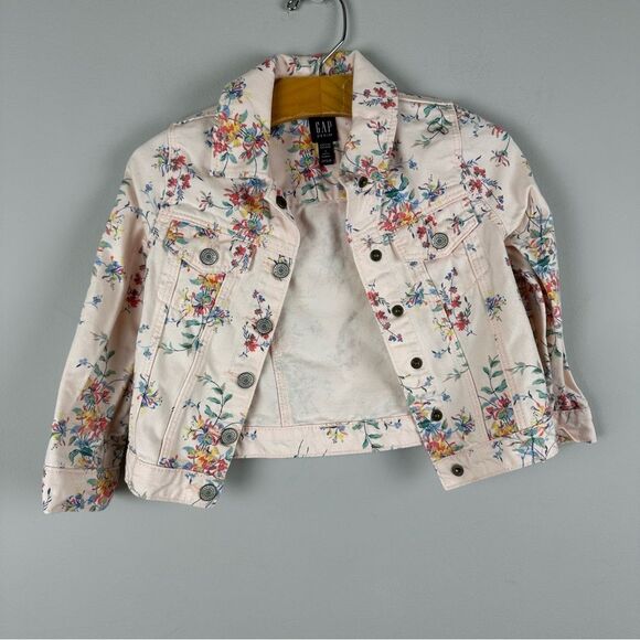 Gap floral denim jacket size 4T - Picture 1 of 4